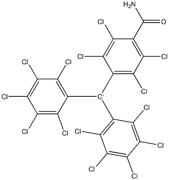 Bis(pentachlorophenyl)(4-carbamoyl-2,3,5,6-tetrachlorophenyl)methanide