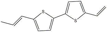 5-Ethenyl-5'-(1-propenyl)-2,2'-bithiophene Structure