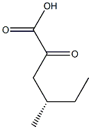 (S)-4-Methyl-2-oxohexanoic acid Struktur