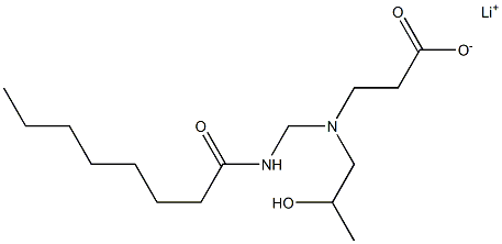 3-[N-(2-Hydroxypropyl)-N-(octanoylaminomethyl)amino]propionic acid lithium salt