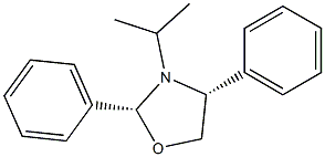 (2R,4R)-2,4-Diphenyl-3-isopropyloxazolidine,,结构式