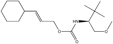 N-[(S)-1-Methoxymethyl-2,2-dimethylpropyl]carbamic acid (E)-3-cyclohexylallyl ester