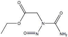 N-カルバモイル-N-ニトロソグリシンエチル 化学構造式