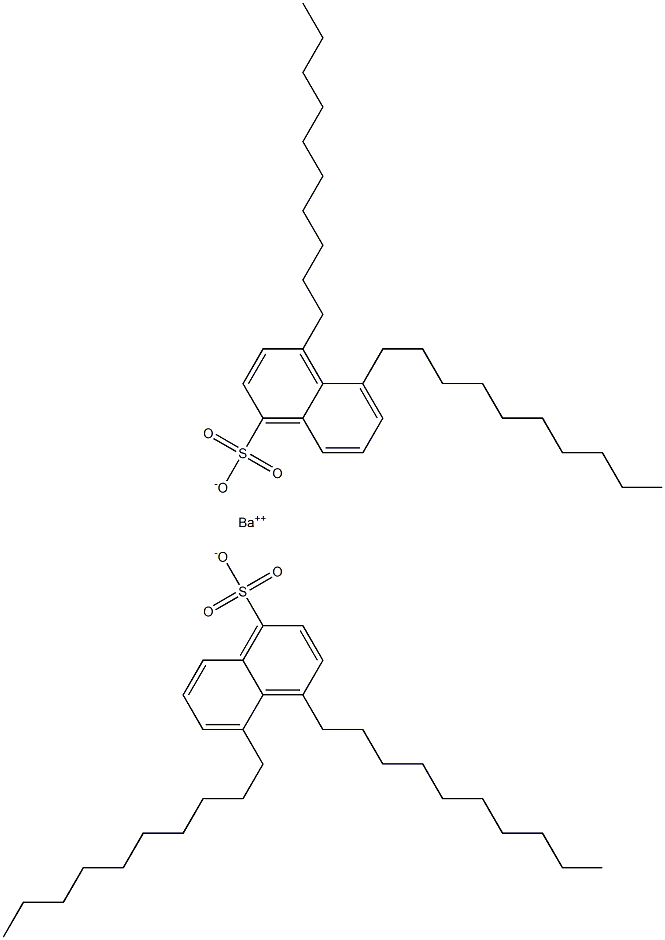 Bis(4,5-didecyl-1-naphthalenesulfonic acid)barium salt