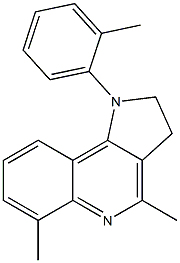 1-(2-Methylphenyl)-4-methyl-6-methyl-2,3-dihydro-1H-pyrrolo[3,2-c]quinoline