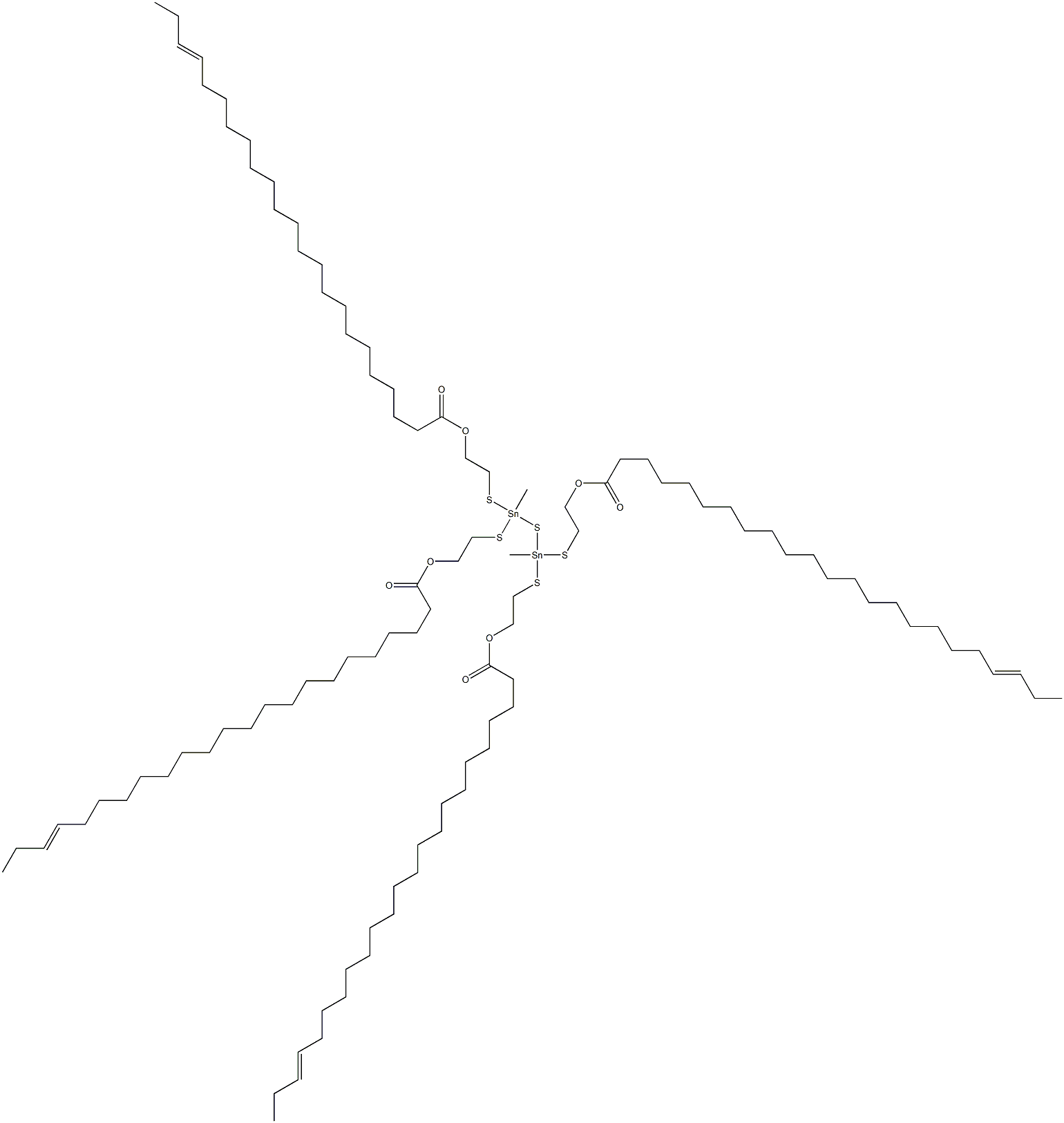  Bis[methylbis[[2-(19-docosenylcarbonyloxy)ethyl]thio]stannyl] sulfide