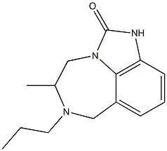 6-Propyl-4,5,6,7-tetrahydro-5-methylimidazo[4,5,1-jk][1,4]benzodiazepine-2(1H)-one|