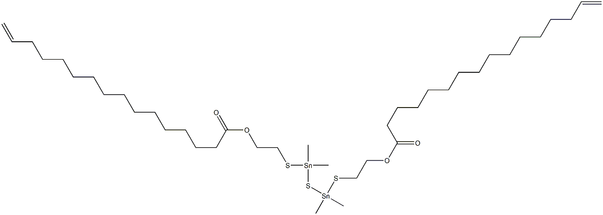 Bis[dimethyl[[2-(14-pentadecenylcarbonyloxy)ethyl]thio]stannyl] sulfide