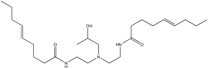 N,N'-[2-Hydroxypropyliminobis(2,1-ethanediyl)]bis(5-nonenamide) Structure