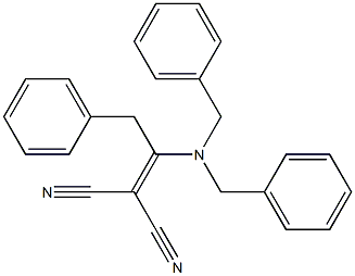 2-(1-Dibenzylamino-2-phenylethylidene)malononitrile