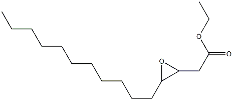 3,4-Epoxypentadecanoic acid ethyl ester Structure