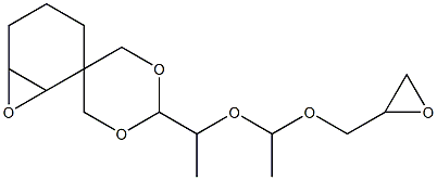 7,8-Epoxy-3-[1-[1-(glycidyloxy)ethoxy]ethyl]-2,4-dioxaspiro[5.5]undecane Structure