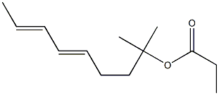 Propionic acid 1,1-dimethyl-4,6-octadienyl ester