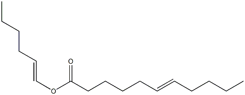 6-Undecenoic acid 1-hexenyl ester 结构式