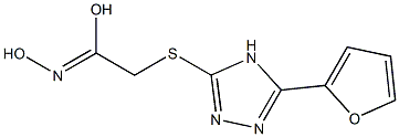 2-[5-(2-Furyl)-4H-1,2,4-triazol-3-ylthio]acetohydroximic acid|