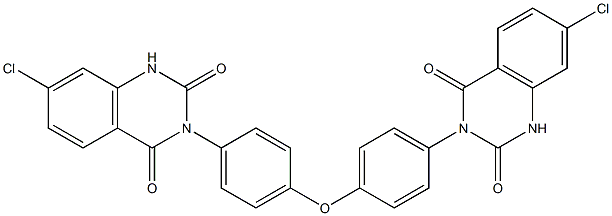 3,3'-[Oxybis(4,1-phenylene)]bis[7-chloroquinazoline-2,4(1H,3H)-dione]