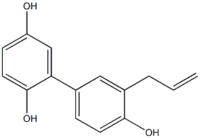 3-(2-Propenyl)-1,1'-biphenyl-2',4,5'-triol Structure