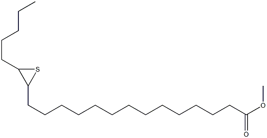 15,16-Epithiohenicosanoic acid methyl ester Structure