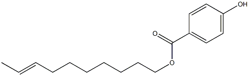 4-Hydroxybenzoic acid 8-decenyl ester,,结构式