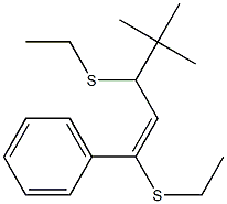  (E)-1,3-Bis(ethylthio)-1-phenyl-4,4-dimethyl-1-pentene