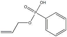Phenylphosphonic acid allyl ester Struktur