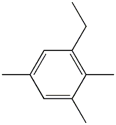 1-エチル-2,3,5-トリメチルベンゼン 化学構造式