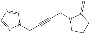 1-[4-(1H-1,2,4-Triazol-1-yl)-2-butynyl]pyrrolidin-2-one