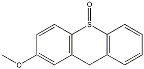 2-Methoxy-9H-thioxanthene 10-oxide,,结构式