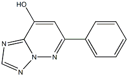 6-Phenyl[1,2,4]triazolo[1,5-b]pyridazin-8-ol Struktur