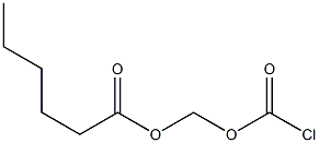 Chlorocarbonic acid hexanoyloxymethyl ester 结构式
