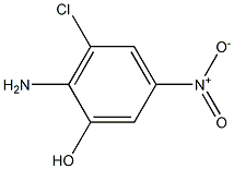 2-Amino-3-chloro-5-nitrophenol Struktur