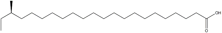 [R,(-)]-20-メチルドコサン酸 化学構造式