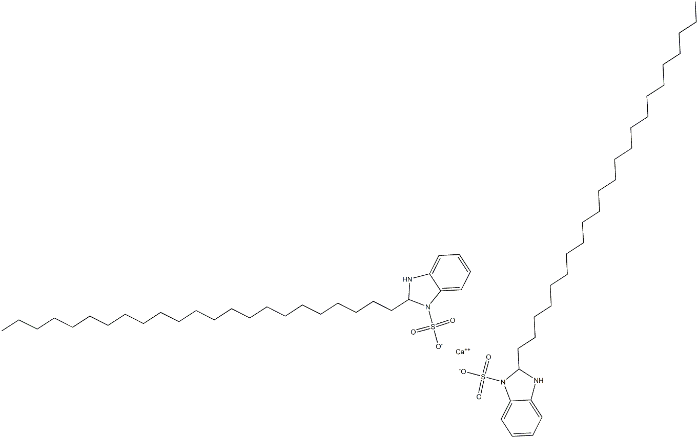 Bis(2,3-dihydro-2-tricosyl-1H-benzimidazole-1-sulfonic acid)calcium salt
