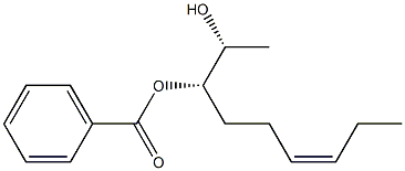 (2R,3S,6Z)-3-(Benzoyloxy)-6-nonen-2-ol Struktur