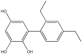  6-(2,4-Diethylphenyl)benzene-1,2,4-triol