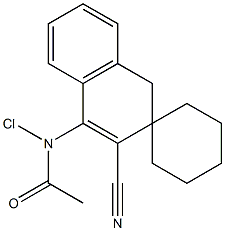 4-(Chloroacetylamino)spiro[naphthalene-2(1H),1'-cyclohexane]-3-carbonitrile