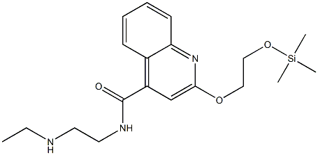 2-(2-Trimethylsilyloxyethoxy)-N-[2-(ethylamino)ethyl]-4-quinolinecarboxamide|