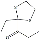 1-(2-Ethyl-1,3-dithiolan-2-yl)-1-propanone Structure