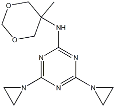  5-[[4,6-Bis(1-aziridinyl)-1,3,5-triazin-2-yl]amino]-5-methyl-1,3-dioxane