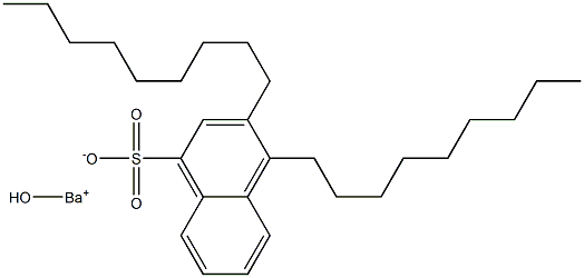3,4-Dinonyl-1-naphthalenesulfonic acid hydroxybarium salt