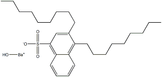 3,4-Dinonyl-1-naphthalenesulfonic acid hydroxybarium salt|