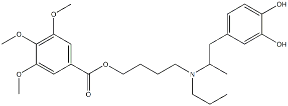 4-[2-[N-Propyl-N-[4-(3,4,5-trimethoxybenzoyloxy)butyl]amino]propyl]-1,2-benzenediol