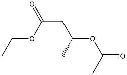 (R)-3-Acetoxybutyric acid ethyl ester Structure