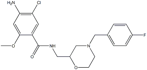  4-Amino-5-chloro-2-methoxy-N-[[4-(4-fluorobenzyl)-2-morpholinyl]methyl]benzamide