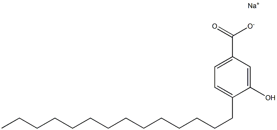  4-Tetradecyl-3-hydroxybenzoic acid sodium salt