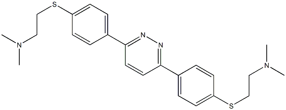3,6-Bis[4-(2-dimethylaminoethylthio)phenyl]pyridazine