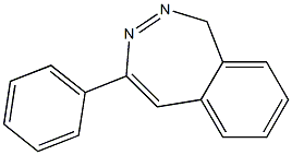 4-Phenyl-1H-2,3-benzodiazepine Struktur