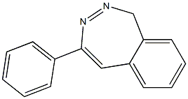 4-Phenyl-1H-2,3-benzodiazepine Structure