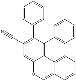 1,2-Diphenyl-9H-dibenzo[b,d]pyran-3-carbonitrile