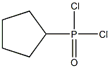 Cyclopentyldichlorophosphine oxide Structure